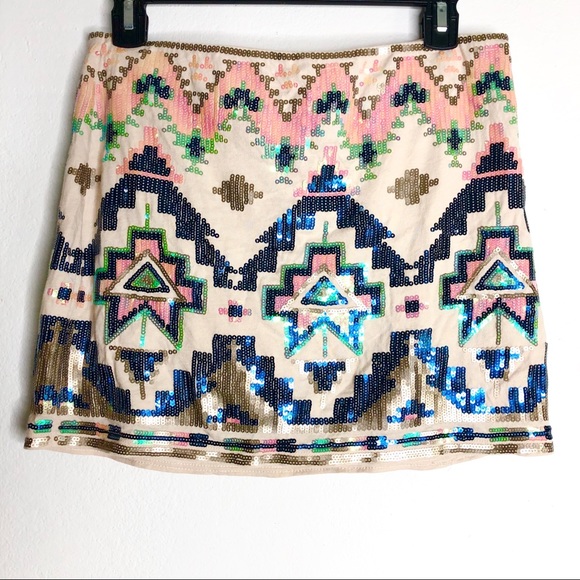 Express Dresses & Skirts - Express sequin glitzy mini skirt